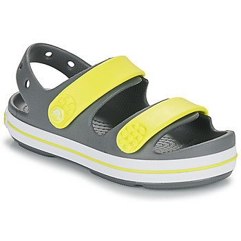 Schuhe Kinder Sandalen / Sandaletten Crocs Crocband Cruiser Sandal K Grau / Gelb