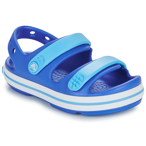 Schuhe Kinder Sandalen / Sandaletten Crocs Crocband Cruiser Sandal T Blau