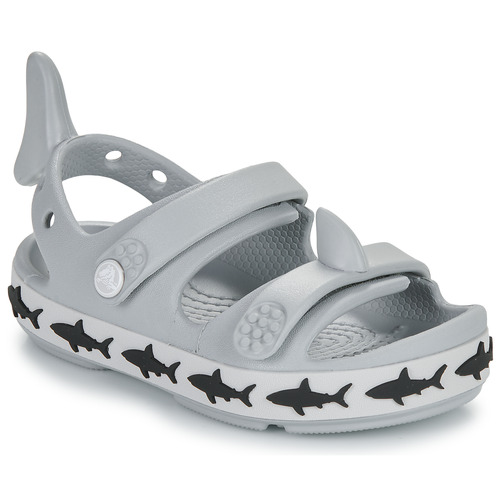 Schuhe Kinder Sandalen / Sandaletten Crocs Crocband Cruiser Shark SandalT Grau