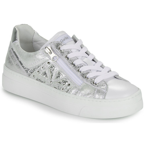 Schuhe Damen Sneaker Low NeroGiardini E409930D Silbern