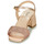 Schuhe Damen Sandalen / Sandaletten NeroGiardini E410260D Rosa / Gold