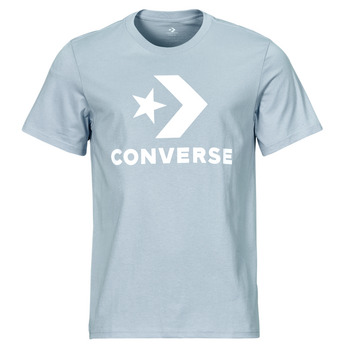 Kleidung T-Shirts Converse LOGO STAR CHEV  SS TEE CLOUDY DAZE Blau