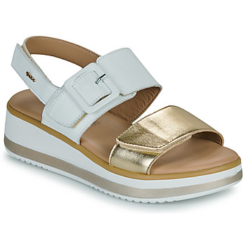 Schuhe Damen Sandalen / Sandaletten IgI&CO  Weiss / Gold