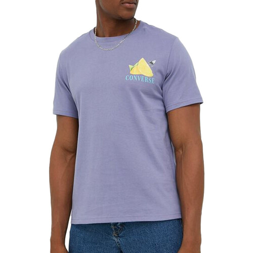 Kleidung Herren T-Shirts Converse 10023993-A02 Violett