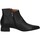 Schuhe Damen Ankle Boots Poème MAL06 Stiefeletten Frau SCHWARZ Schwarz