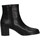 Schuhe Damen Ankle Boots Progetto tr 951 Stiefeletten Frau Schwarz Schwarz