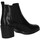 Schuhe Damen Low Boots Progetto tr 3006 Beatles Frau Schwarz