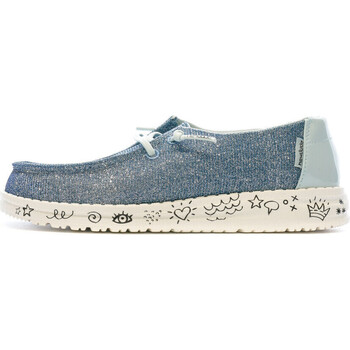 Schuhe Mädchen Derby-Schuhe & Richelieu HEY DUDE HD-13012 Blau
