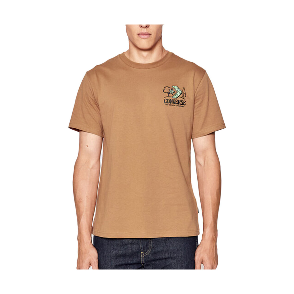 Kleidung Herren T-Shirts & Poloshirts Converse 10023269-A04 Braun