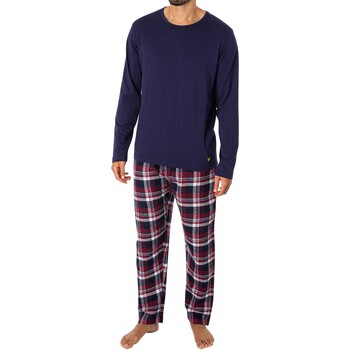 Kleidung Herren Pyjamas/ Nachthemden Lyle & Scott Quentin Langarm-Pyjama-Set Multicolor