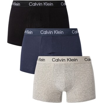 Calvin Klein Jeans  Boxershorts 3er-Pack Unterhosen mit Schablonen-Logo