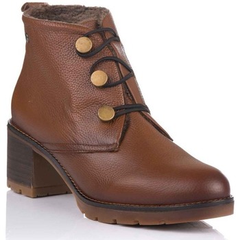 Schuhe Damen Low Boots Janross JR 9219 Braun