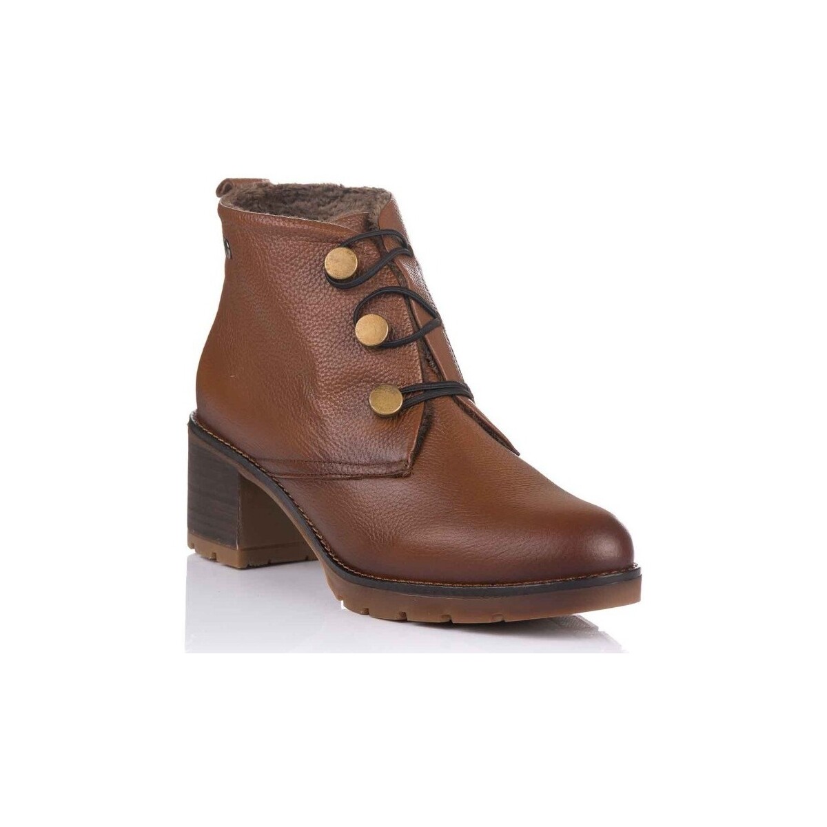 Schuhe Damen Low Boots Janross JR 9219 Braun