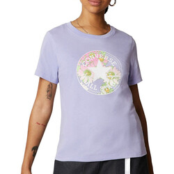 Kleidung Damen T-Shirts & Poloshirts Converse 10023217-A03 Violett