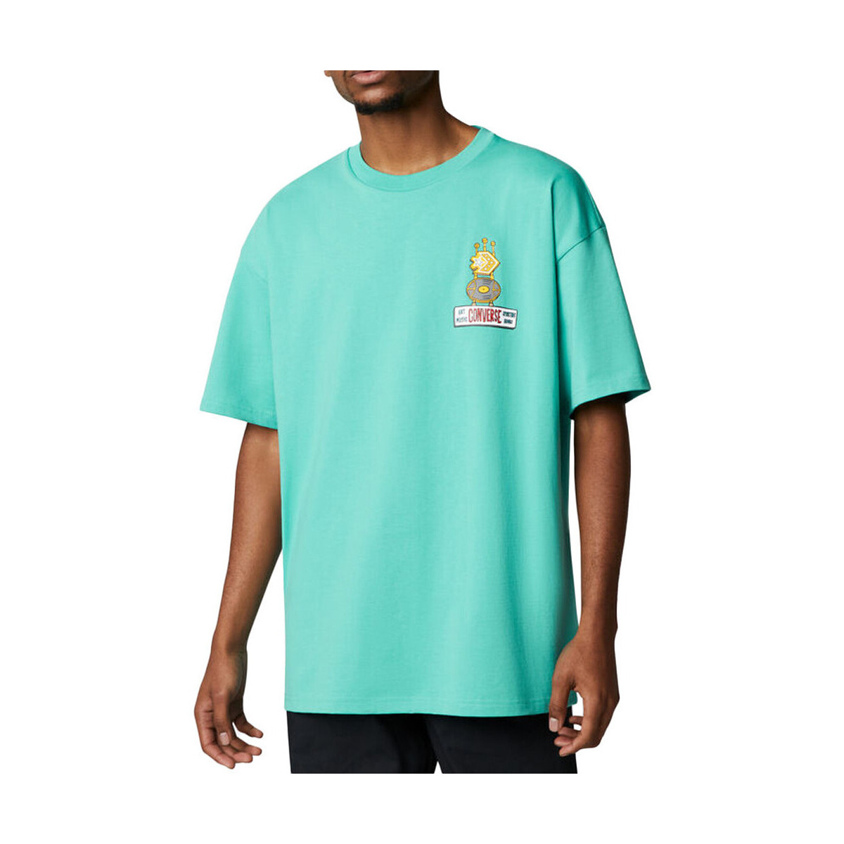 Kleidung Herren T-Shirts & Poloshirts Converse 10023258-A03 Blau