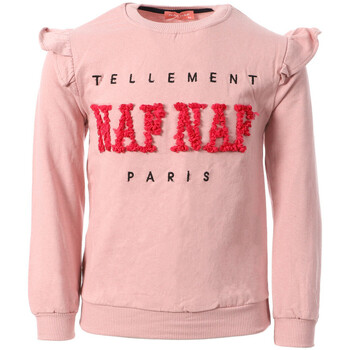 Kleidung Mädchen Sweatshirts Naf Naf NN-2104 Rosa