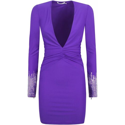 Kleidung Damen Kurze Kleider Amen HMW23421 Violett