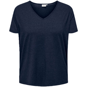 Kleidung Damen T-Shirts & Poloshirts Only Carmakoma 15303092 Blau