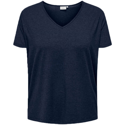 Kleidung Damen T-Shirts & Poloshirts Only Carmakoma 15303092 Blau