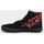 Schuhe Kinder Sneaker Vans SK8-HI JN - VN0A4UI2458-BLACK/RED Schwarz