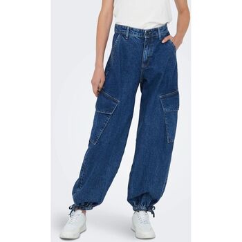 Kleidung Damen Jeans Only 15306235 PERNILLE-MEDIUM BLUE DENIM Blau
