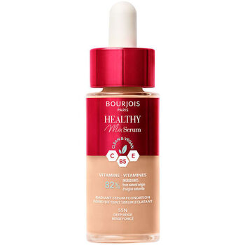 Beauty Damen Make-up & Foundation  Bourjois Healthy Mix Serum-foundation-make-up-basis 55n-deep Beige 