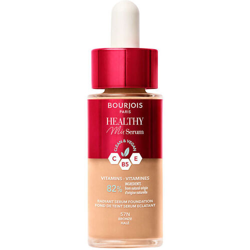 Beauty Damen Make-up & Foundation  Bourjois Healthy Mix Serum-foundation-make-up-basis 57n-bronze 