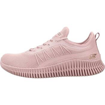 Schuhe Damen Sneaker Skechers BOBS GEO-NEW AESTHETICS Rosa