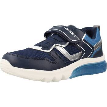 Schuhe Jungen Sneaker Low Geox J CIBERDRON B Blau