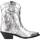 Schuhe Damen Low Boots Curiosite 2335C Silbern