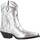 Schuhe Damen Low Boots Curiosite 2335C Silbern