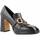 Schuhe Damen Slipper Lodi LIN2017 Schwarz