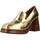 Schuhe Damen Slipper Angel Alarcon TIN Gold