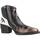 Schuhe Damen Low Boots Nemonic 2353N Schwarz