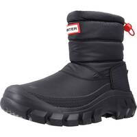 Schuhe Damen Low Boots Hunter INTREPID SHORT SNOW BOOT Schwarz