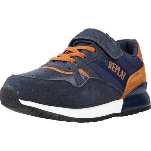 Schuhe Jungen Sneaker Low Replay JS290022L Blau