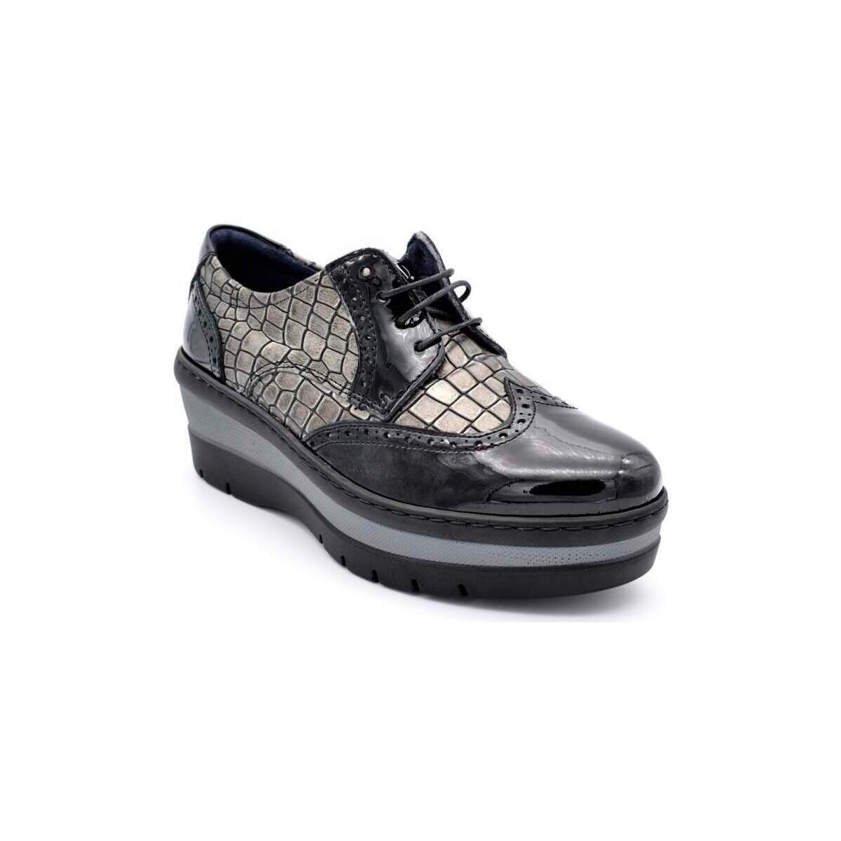 Schuhe Damen Derby-Schuhe & Richelieu Notton 157 Grau