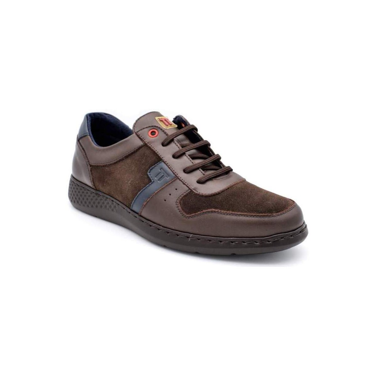 Schuhe Herren Sneaker Low Notton 2912 Braun