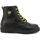 Schuhe Herren Stiefel Shone D551-006 Black/Yellow Schwarz