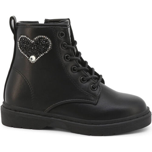 Schuhe Herren Stiefel Shone D551-001 Black Schwarz