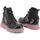 Schuhe Herren Stiefel Shone 5658-001 Black/Pink Schwarz