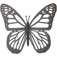 Home Statuetten und Figuren Signes Grimalt Schmetterlingswandverzierung Grau