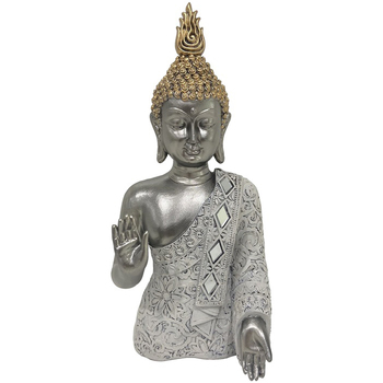Home Statuetten und Figuren Signes Grimalt Buddha -Figur Silbern