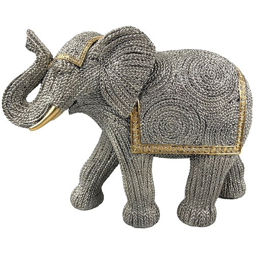 Home Statuetten und Figuren Signes Grimalt Elefantenfigur Silbern