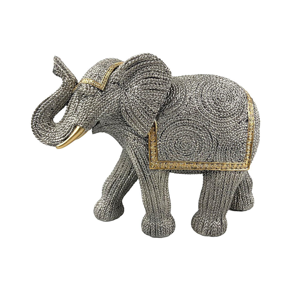 Home Statuetten und Figuren Signes Grimalt Elefantenfigur Silbern