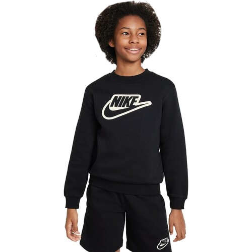 Kleidung Jungen Sweatshirts Nike SPORTSWEAR CLUB FD3182 Schwarz