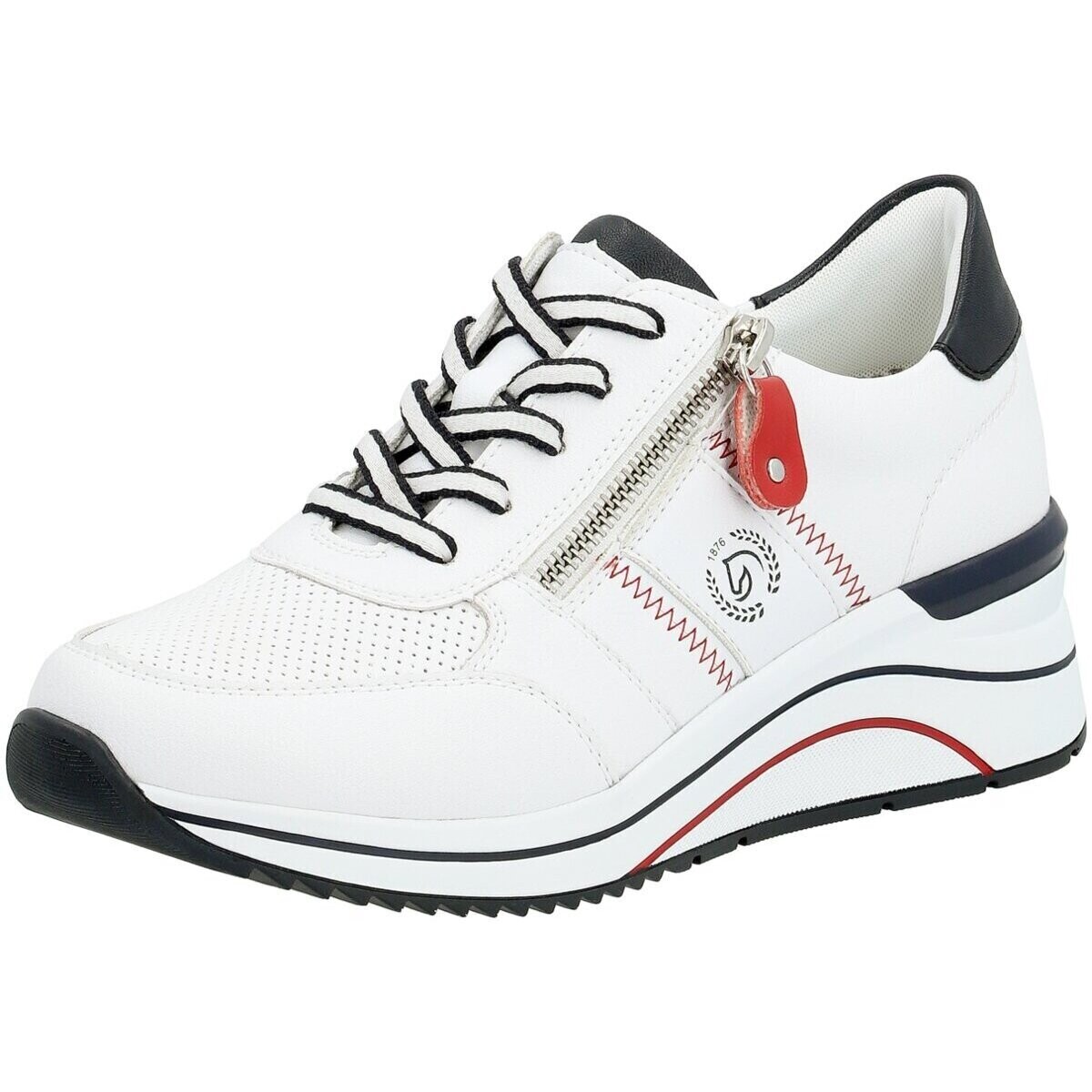 Schuhe Damen Sneaker Remonte D0T0481weiss/weiss/pazifik/ D0T04-81 Weiss