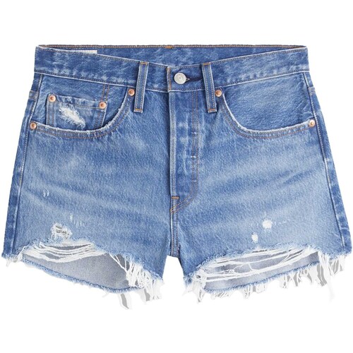 Kleidung Damen Shorts / Bermudas Levi's 501 Original Short Blau