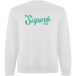 Kleidung Herren Sweatshirts Superb 1982 SPRBSU-001-WHITE Weiss