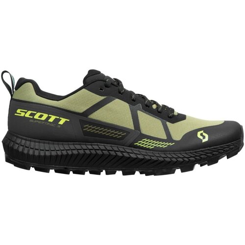 Schuhe Herren Laufschuhe Scott Sportschuhe SUPERTRAC 3 MUD GREEN BLACK Grün